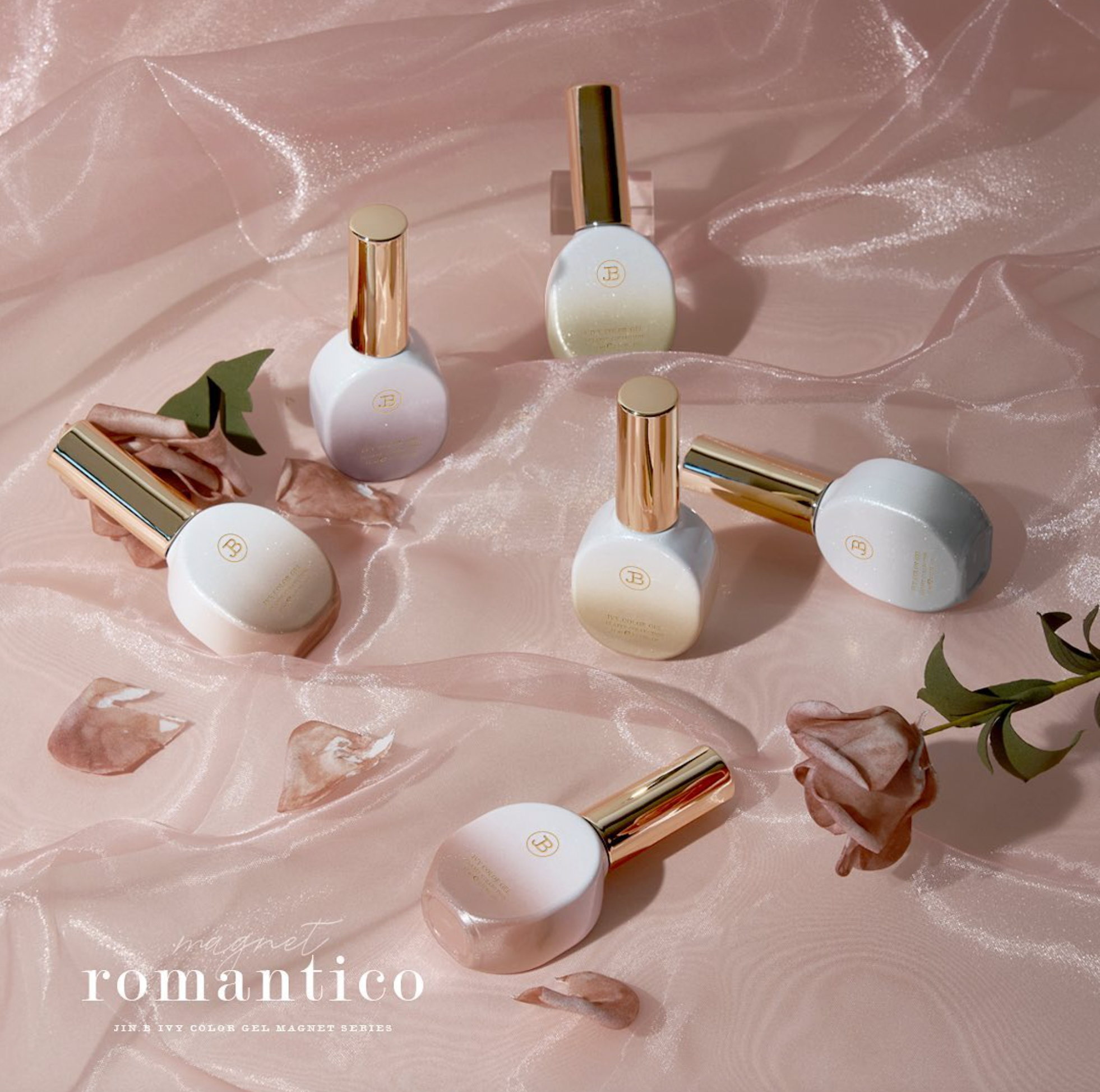 JIN.B Romantico 6pc collection - magnetic cat eye gel