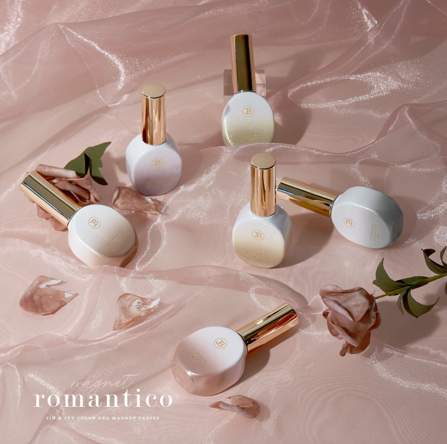 JIN.B Romantico 6pc collection - magnetic cat eye gel
