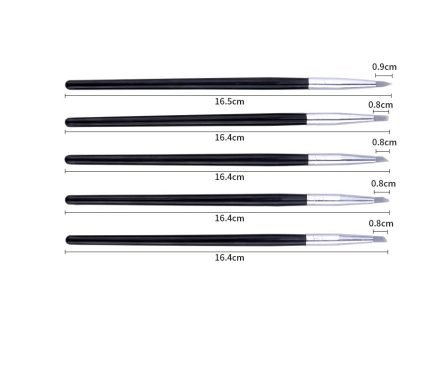 RIPOSO silicon nail tool 5pc set
