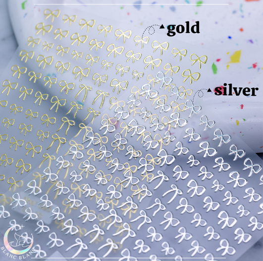 BLANC BLANC Ribbon stickers - 4 colours