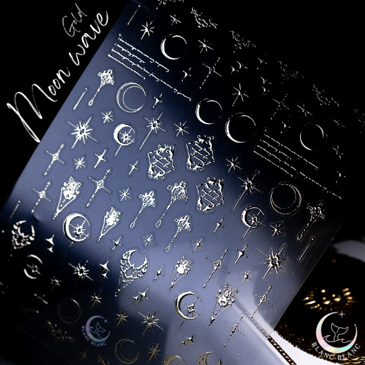 BLANC BLANC custom made Moon night stickers - 4 colours