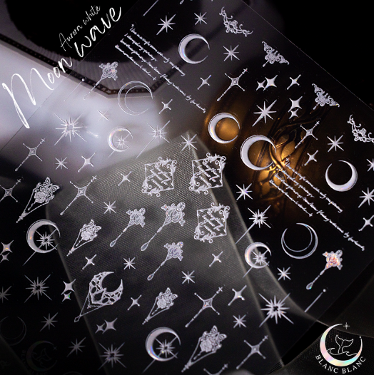 BLANC BLANC custom made Moon night stickers - 4 colours