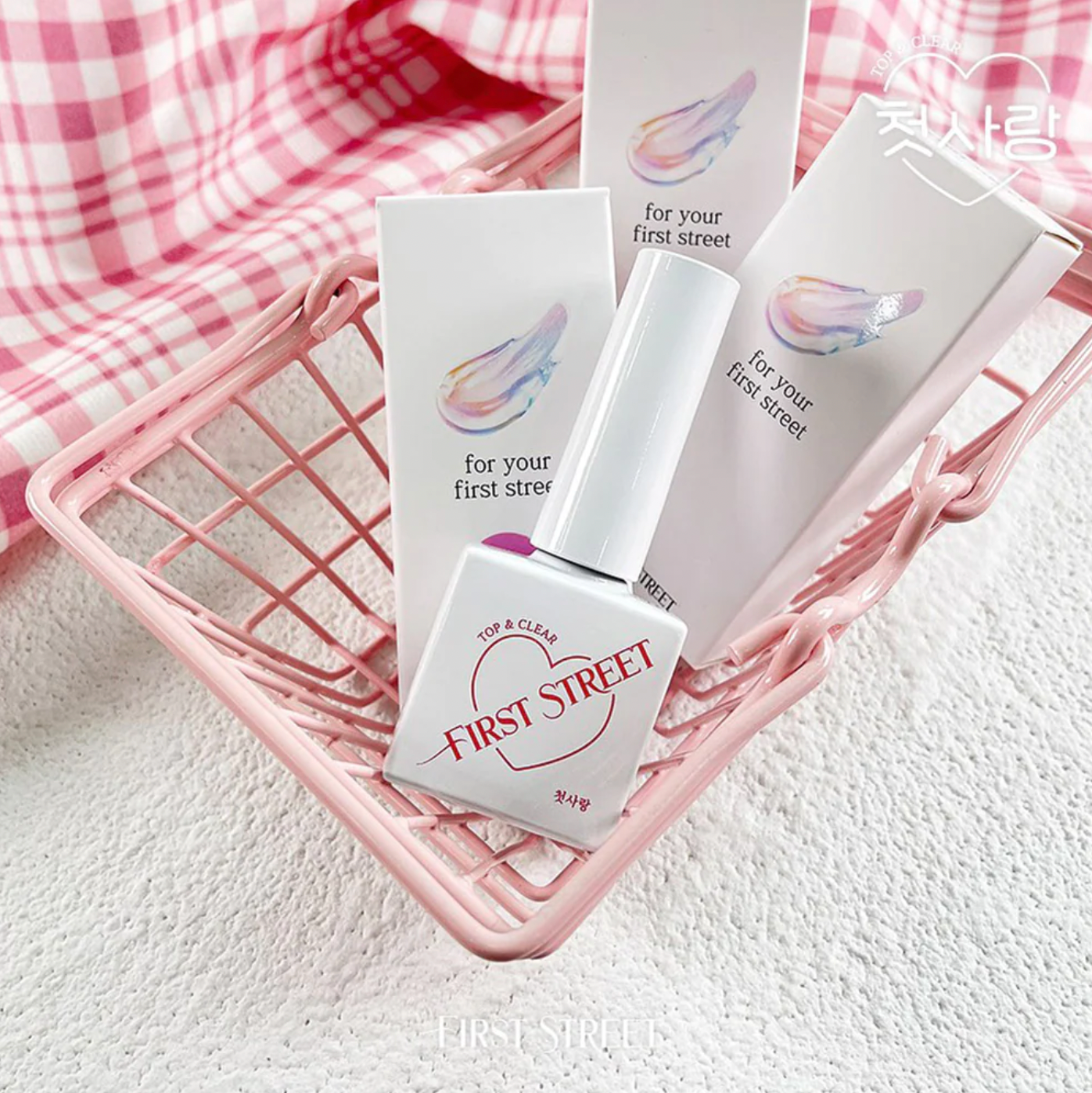 FIRST STREET First love no wipe top & clear gel
