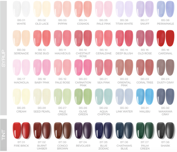 (PREORDER) BY MUSE Syrup gels Full 40pc collection | HEMA FREE
