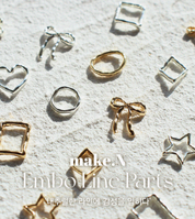 MAKE.N Embo line parts - 27pc charm set (2 colours)