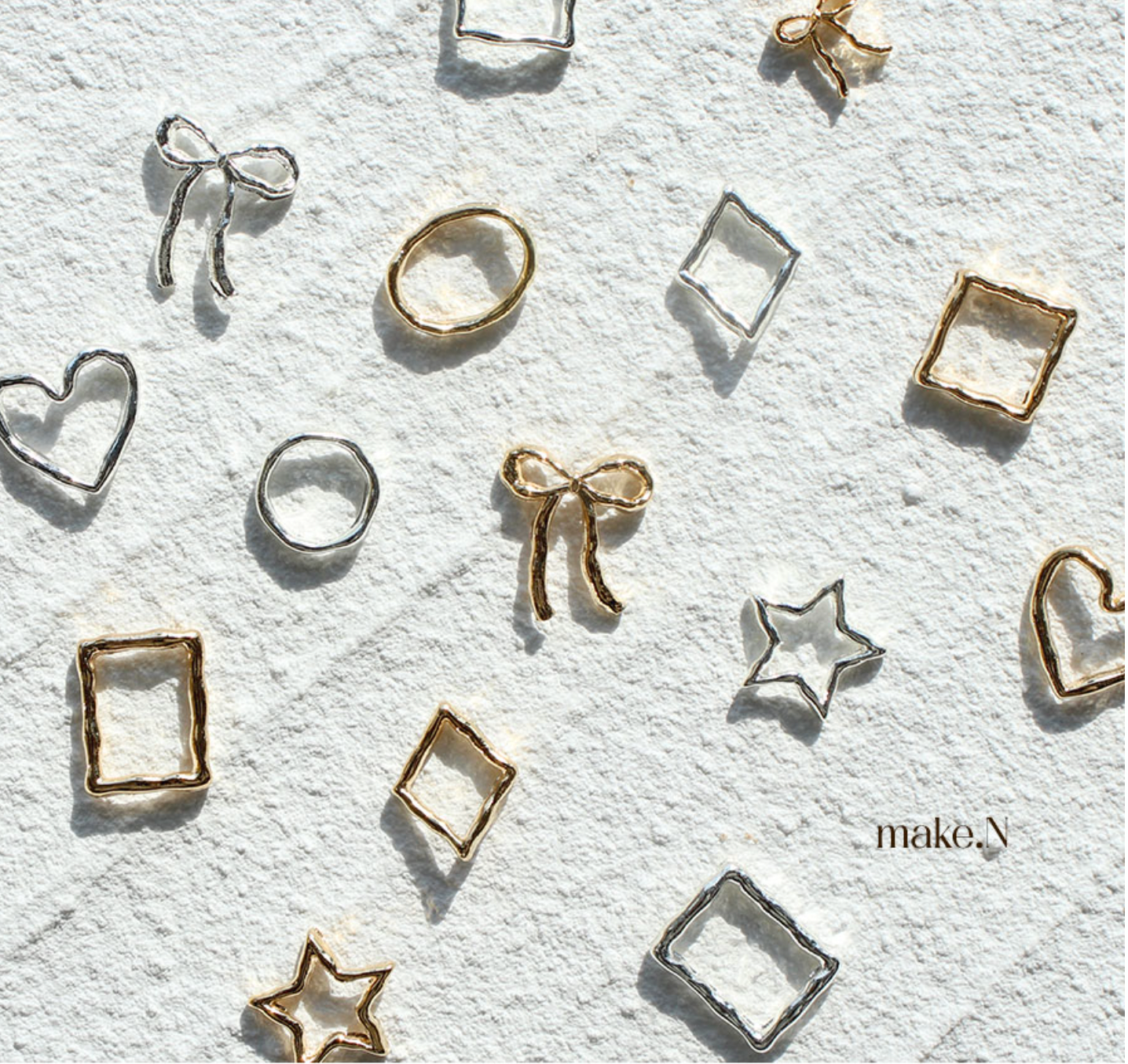 MAKE.N Embo line parts - 27pc charm set (2 colours)
