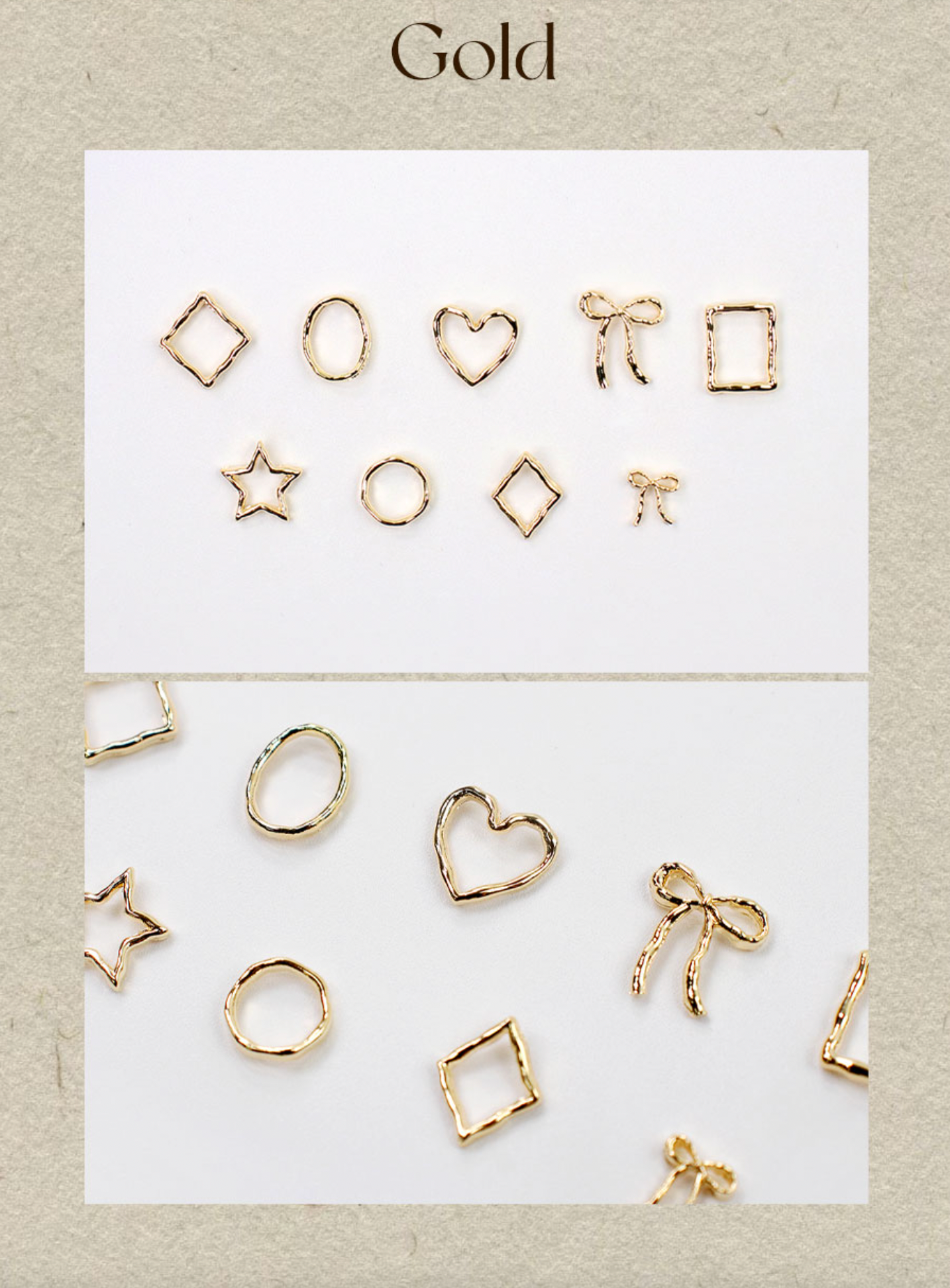 MAKE.N Embo line parts - 27pc charm set (2 colours)