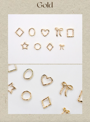 MAKE.N Embo line parts - 27pc charm set (2 colours)