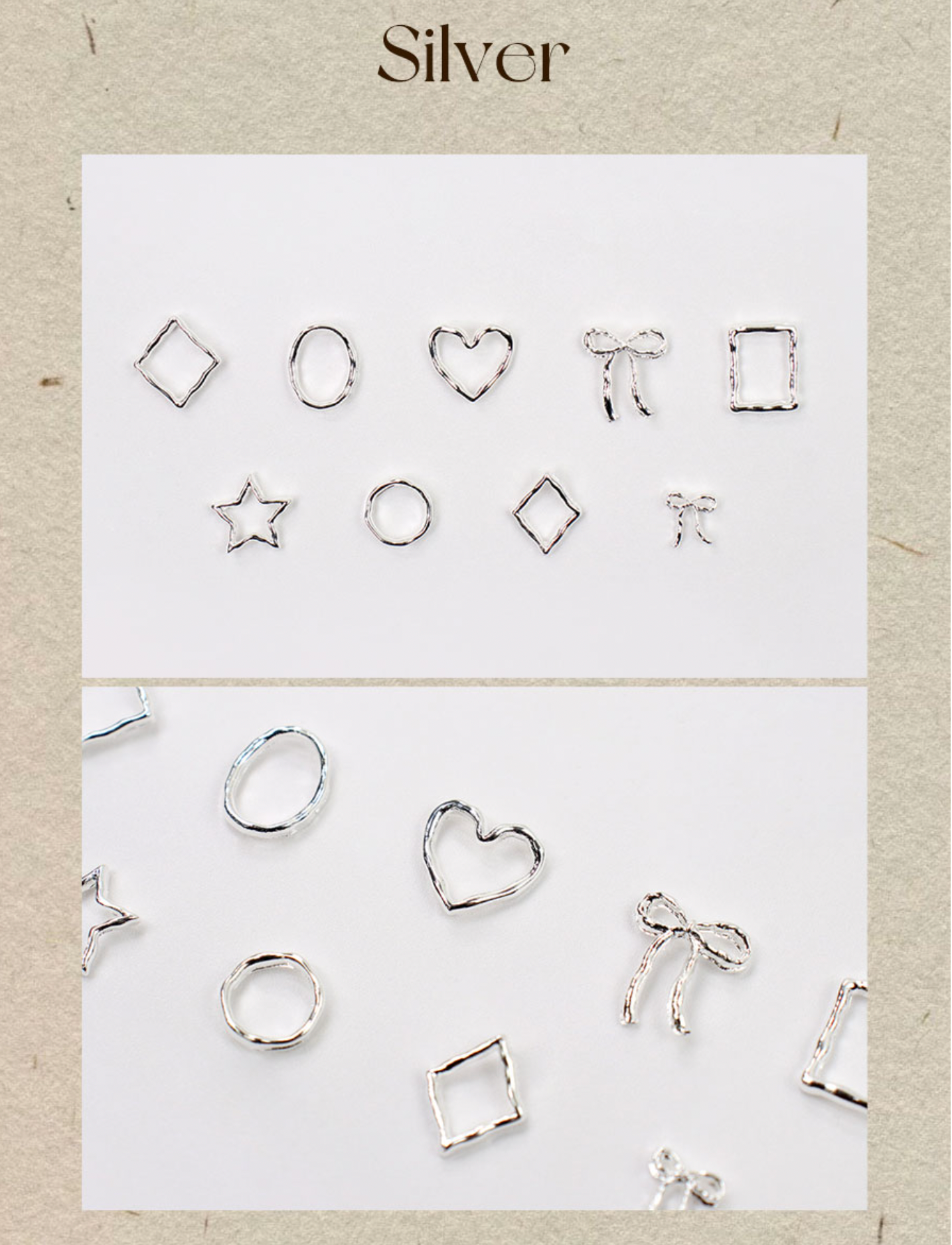 MAKE.N Embo line parts - 27pc charm set (2 colours)