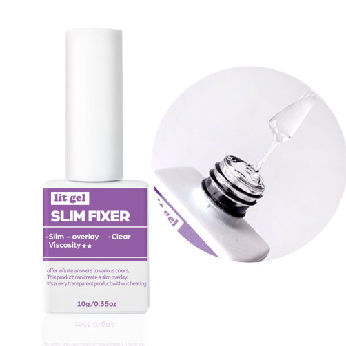 IT'S LIT NAIL Slim fixer clear gel - no wipe