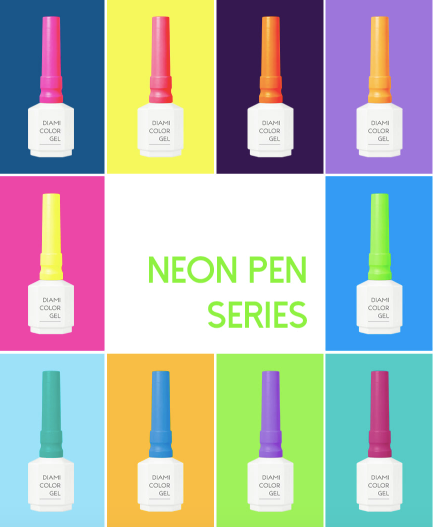 DIAMI Fresh 1.0 Neon Pen 10pc collection - HEMA FREE