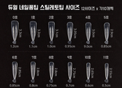 NRYAN Dual nail form tip - stiletto