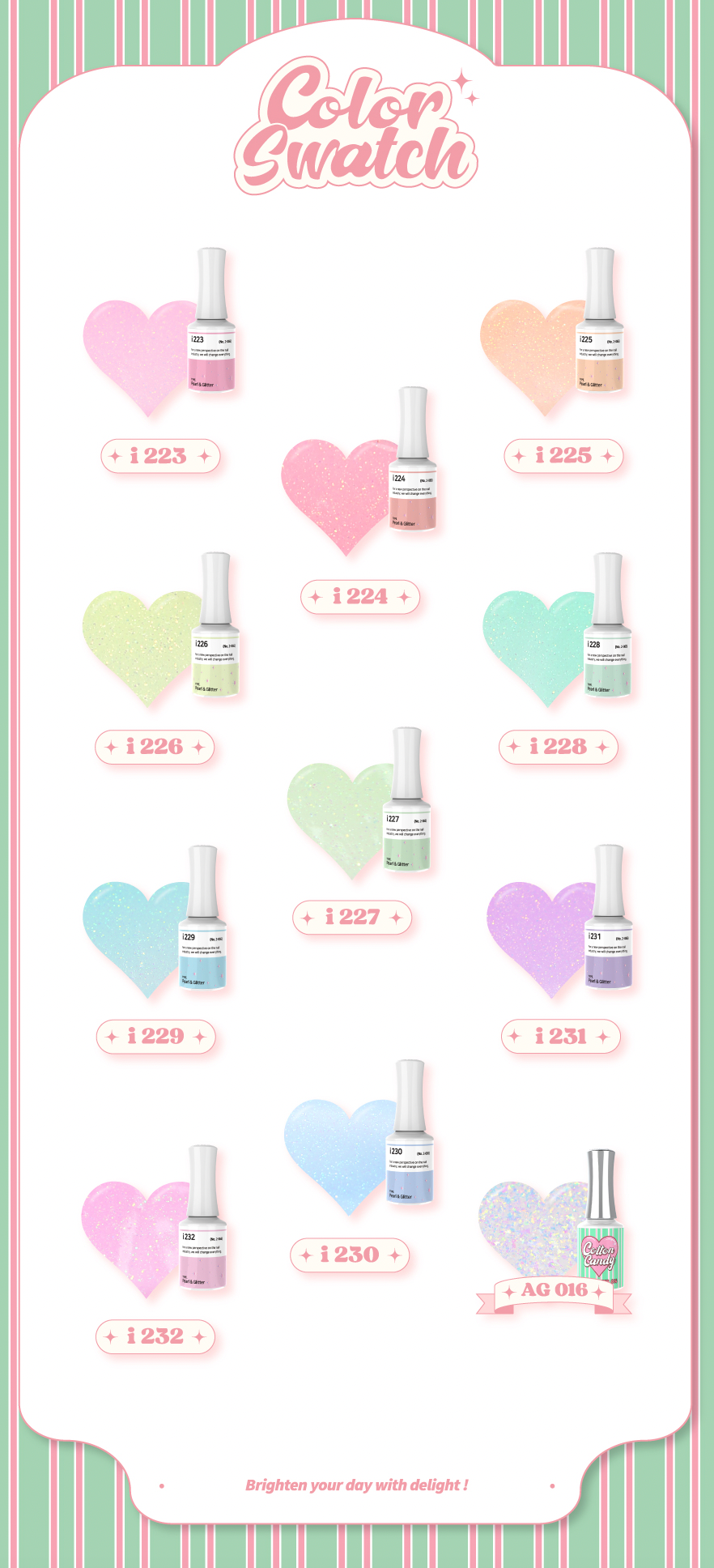 IZEMI DELIGHT Cotton candy - individual/collection