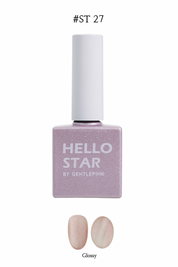GENTLE PINK 4AM & 4PM  - magnetic cat eye gel | individual bottles