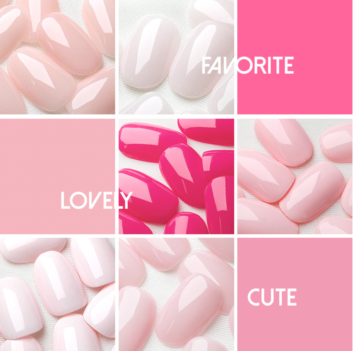 DIAMI Fresh 3.0 Favorite pink 10pc collection - HEMA FREE
