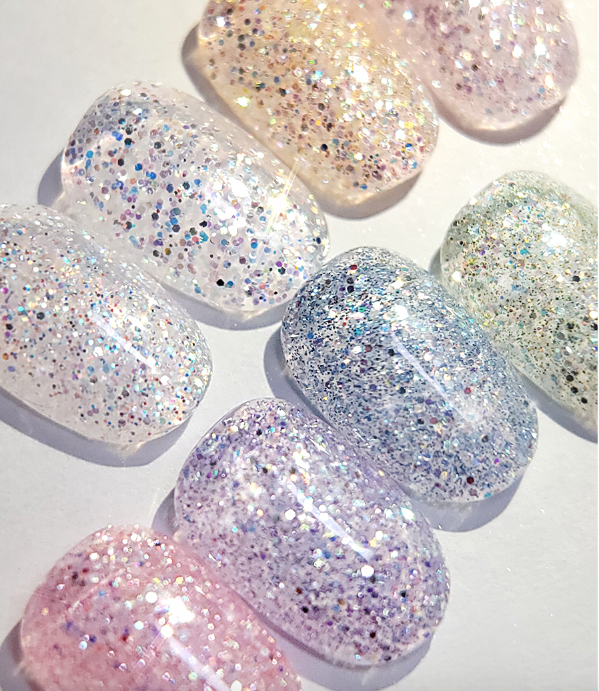 DIAMI Alluv Glitter gel SPARKLING 8pc collection - HEMA FREE