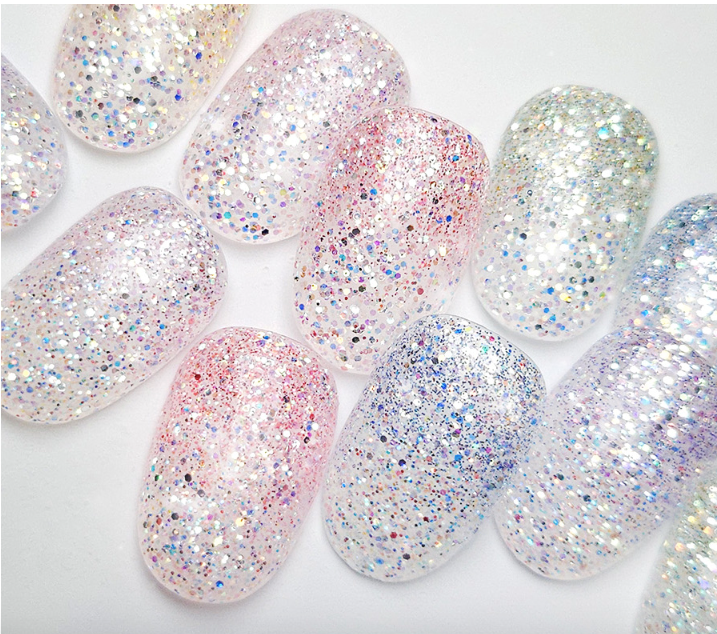 DIAMI Alluv Glitter gel SPARKLING 8pc collection - HEMA FREE