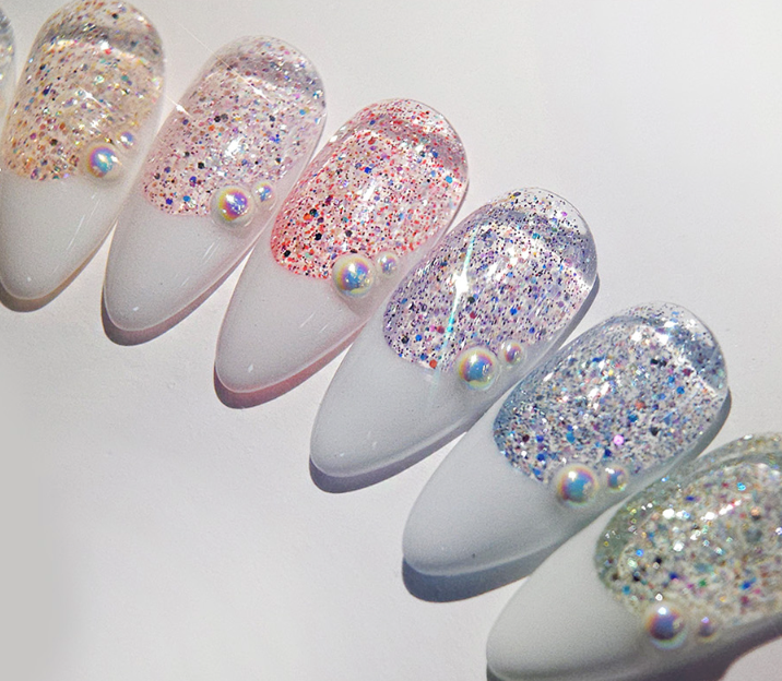 DIAMI Alluv Glitter gel SPARKLING 8pc collection - HEMA FREE