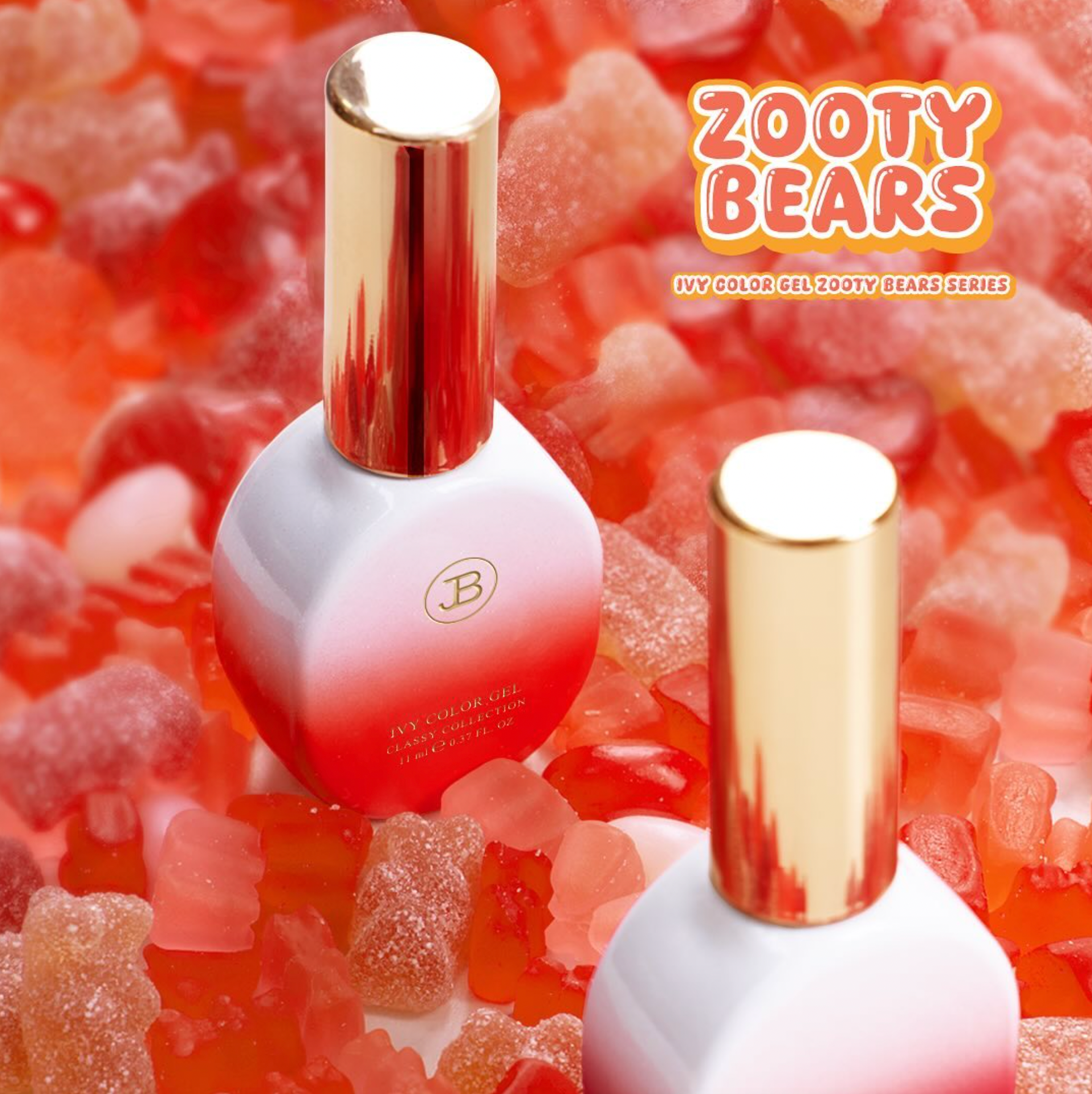 JIN.B Zooty Bears - reflective magnetic cat eye gel | individual/collection