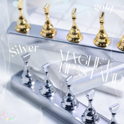 BLANC BLANC Metallic nail tip stand - Gold/Silver