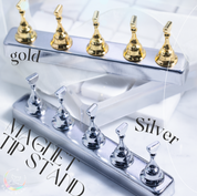 BLANC BLANC Metallic nail tip stand - Gold/Silver
