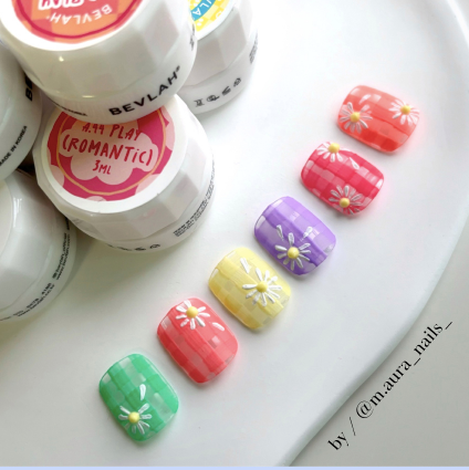 BEVLAH Playcoy 6pc collection - texture 3d painting gel (HEMA FREE)