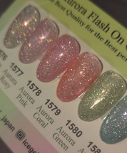 ICE GEL Aurora flash on off gel - reflective glitter gel