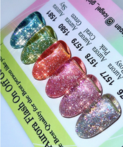 ICE GEL Aurora flash on off gel - reflective glitter gel