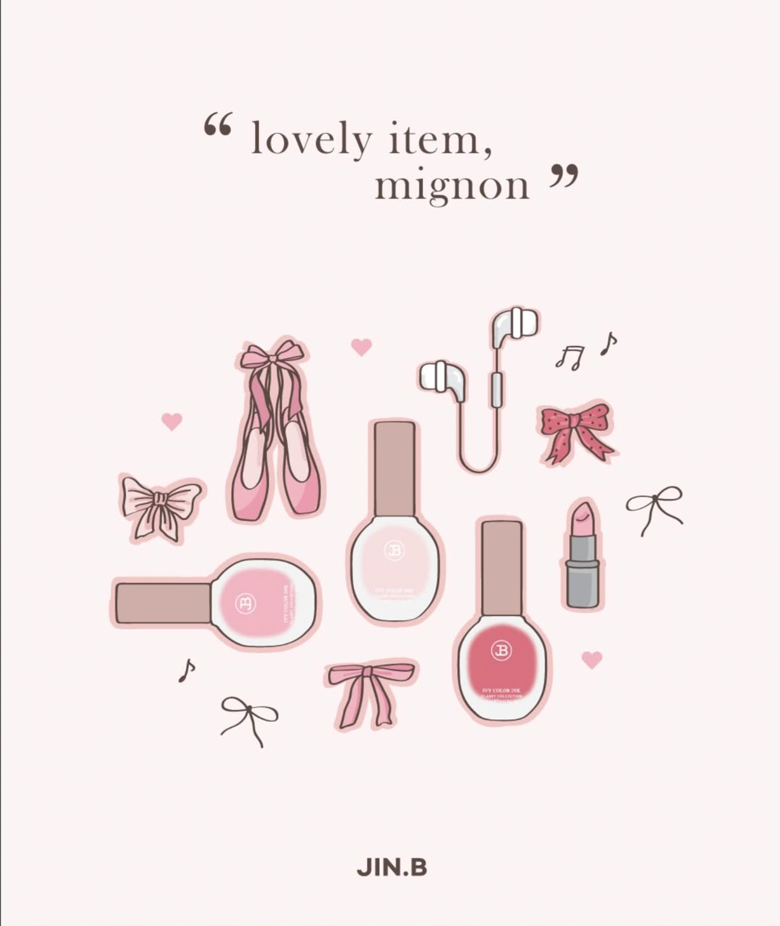 JIN.B Ivy Mignon - 6pc ink collection