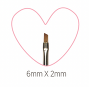 FIOTE Artist brush - Short oblique D1