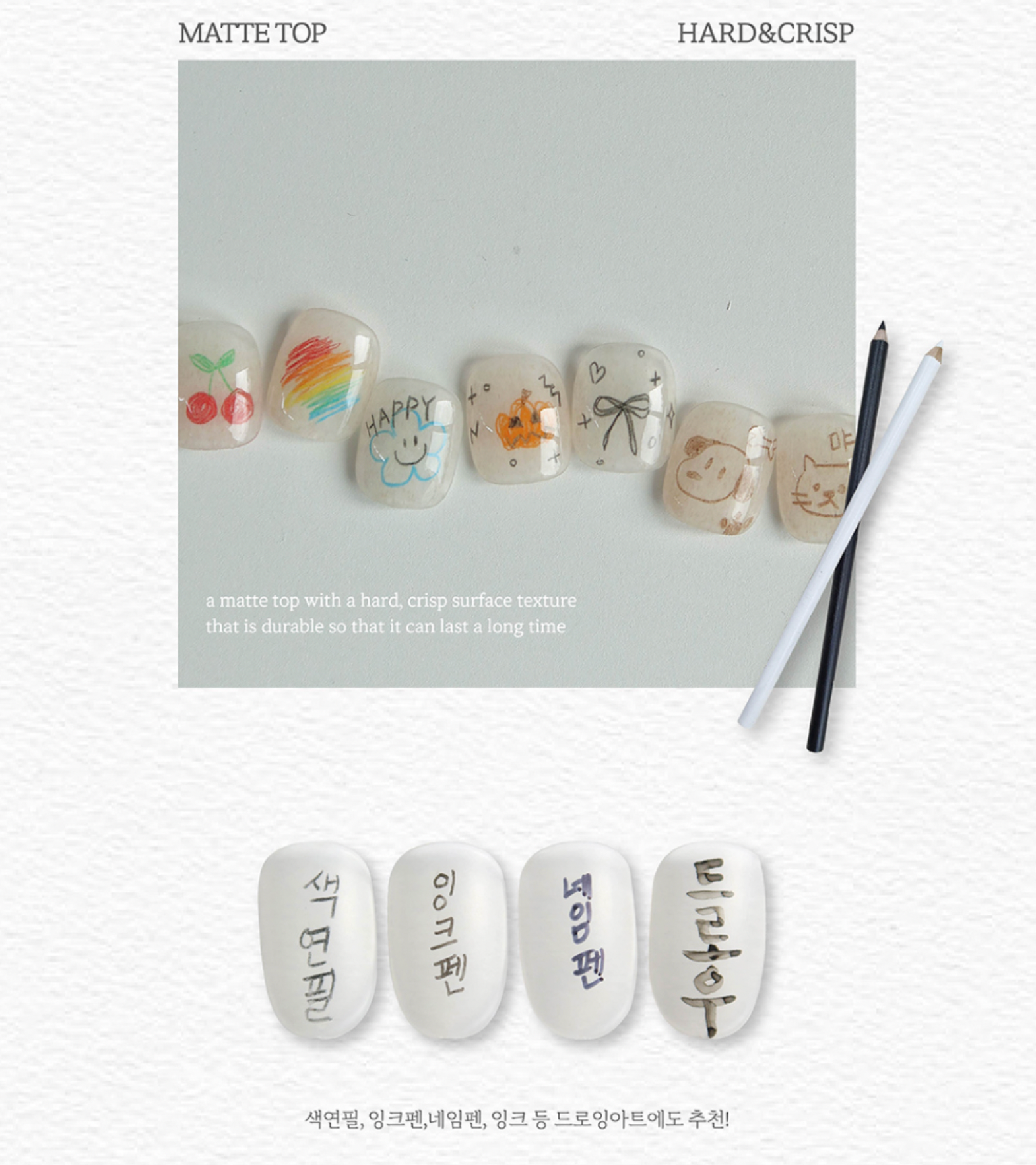 FIOTE Silky matte top - for drawing art/chrome isolation