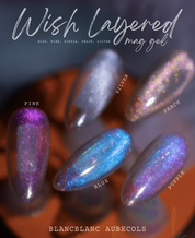 BLANC BLANC Aubecols - Wish layered mag gel 5pc set + 4 FREE GIFTS