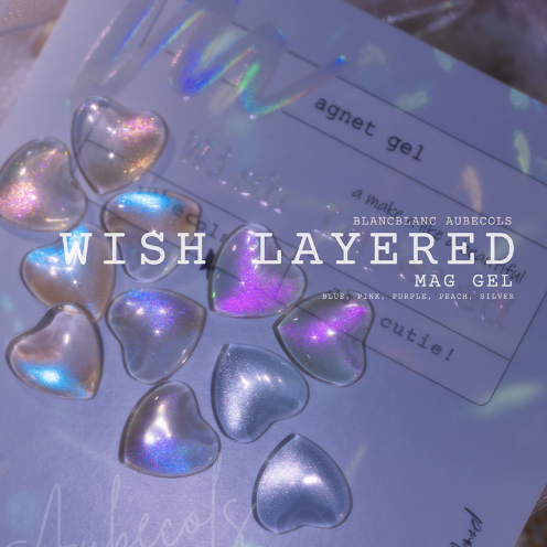 BLANC BLANC Aubecols - Wish layered mag gel 5pc set + 4 FREE GIFTS