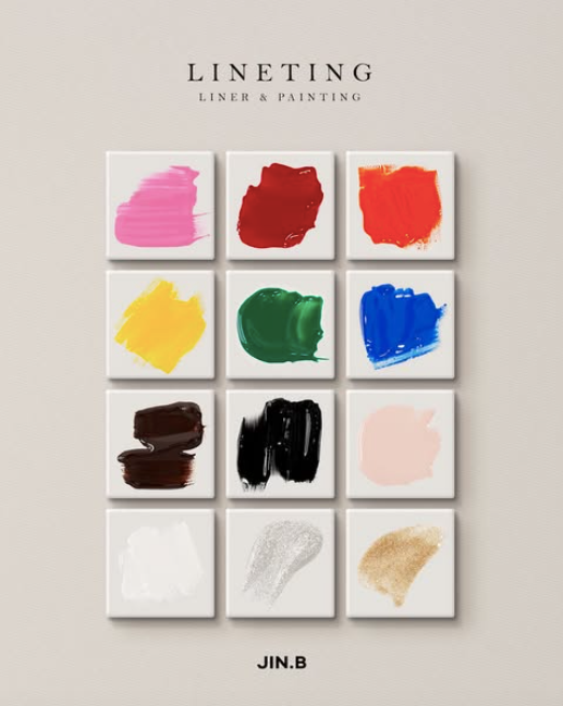 JIN.B Lineting - 12pc painting gel collection