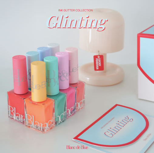 BLANC DE BLUE Glinting - Glitter ink 8pc collection