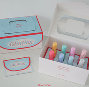 BLANC DE BLUE Glinting - Glitter ink 8pc collection