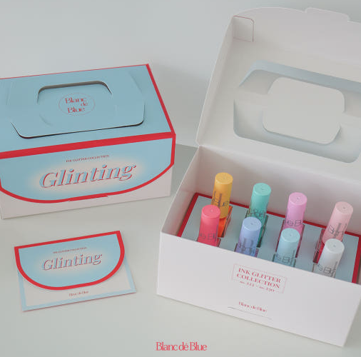 BLANC DE BLUE Glinting - Glitter ink 8pc collection