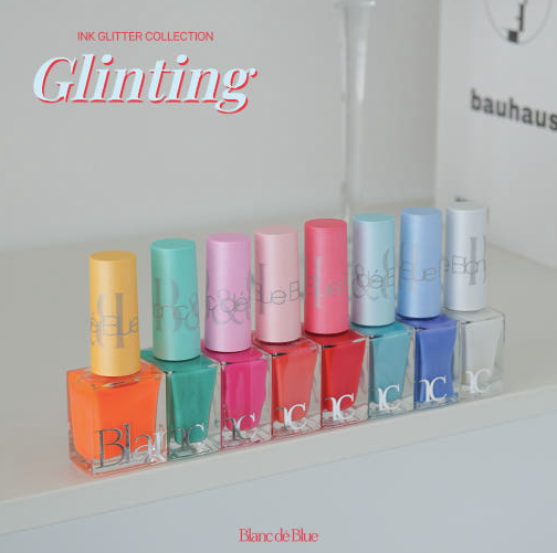 BLANC DE BLUE Glinting - Glitter ink 8pc collection