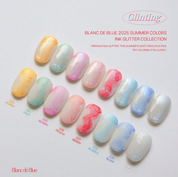 BLANC DE BLUE Glinting - Glitter ink 8pc collection