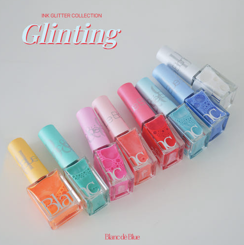 BLANC DE BLUE Glinting - Glitter ink 8pc collection