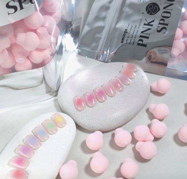 AMINGO Pink ball sponge - 50pc