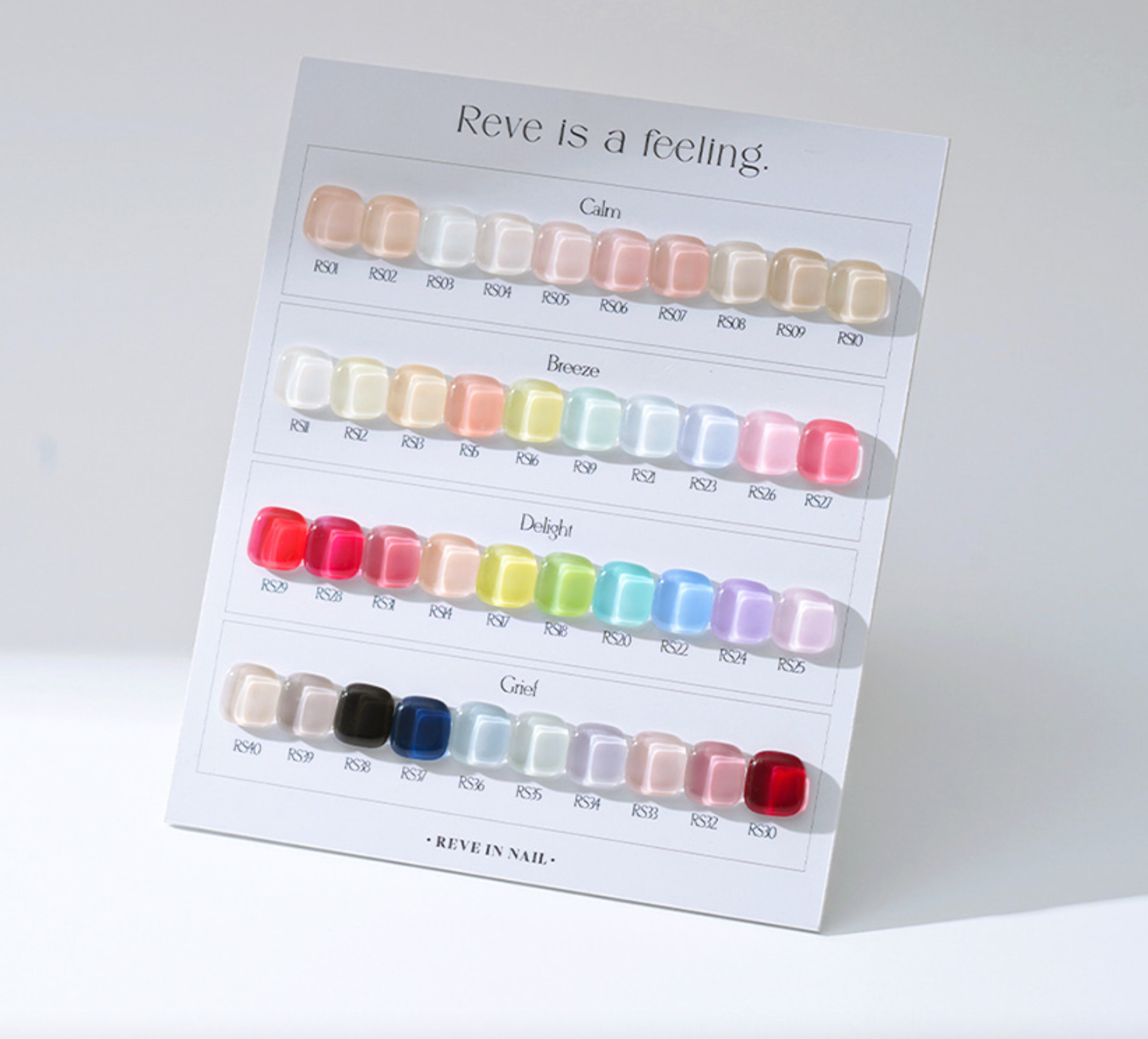 REVEINNAIL Reve is a feeling syrup gel - Grief 10pc set