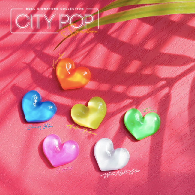 DGEL Signature - CITY POP 6pc collection | glow in the dark