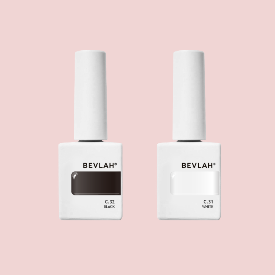BEVLAH Black / White opaque colour gel | HEMA FREE