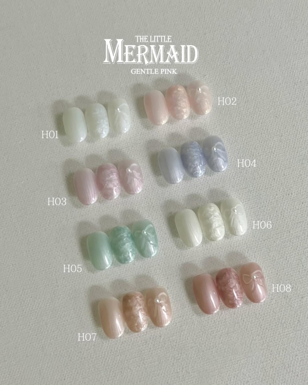 GENTLE PINK The little mermaid 8pc set + 5 FREE GIFTS