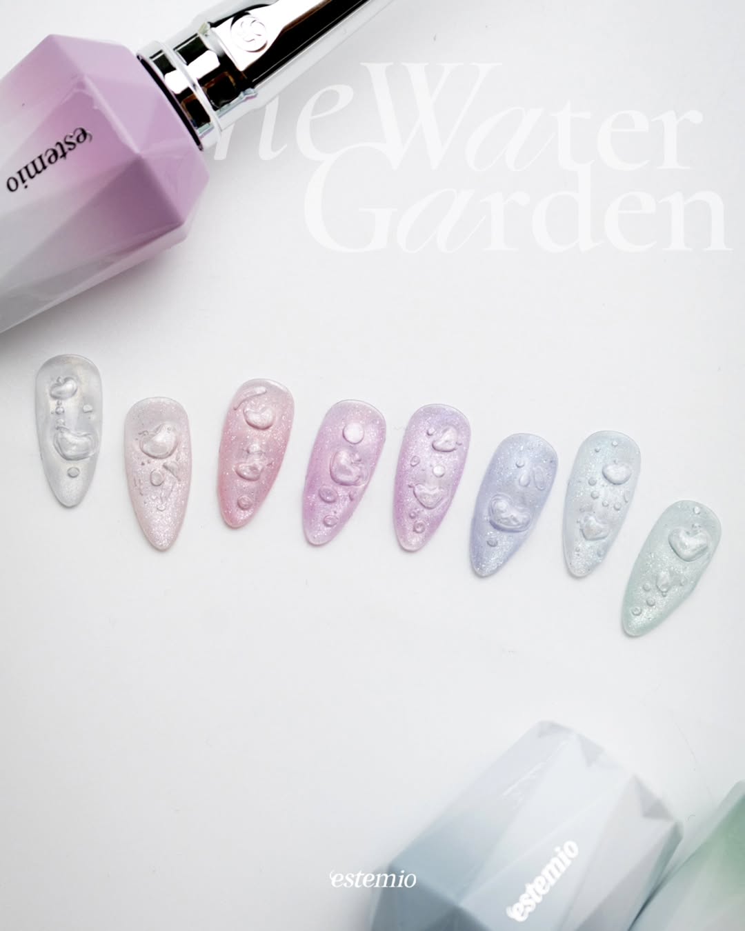 ESTEMIO The water garden 8pc magnetic collection