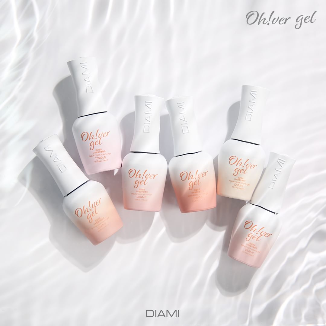 DIAMI Oh!ver gel 6pc collecton (colour + builder gel/BIAB) - individual