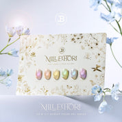 JIN.B Millefiori 6pc collection - magnetic cat eye gel