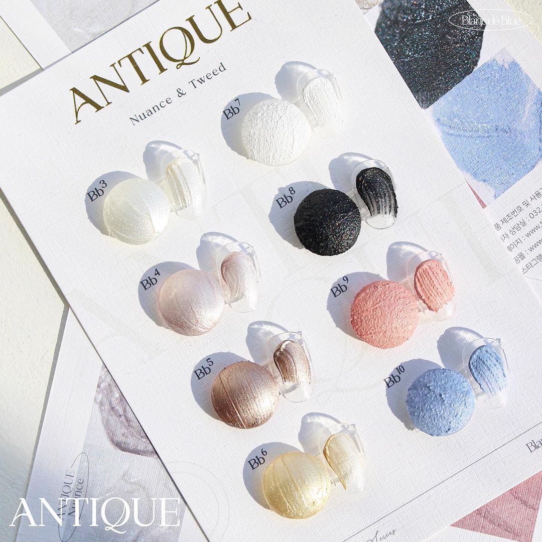 BLANC DE BLUE Antique Nuance & Tweed 8pc collection