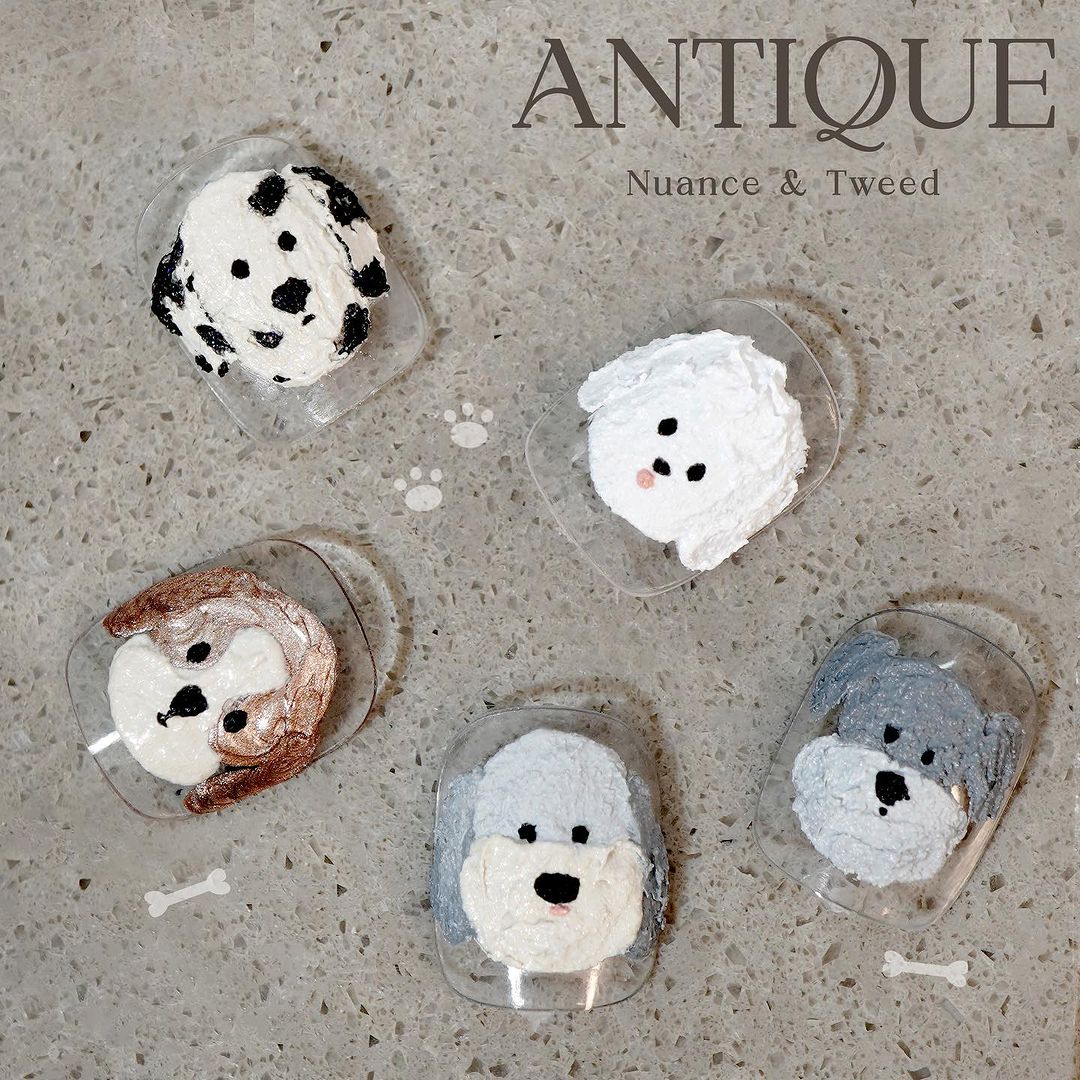 BLANC DE BLUE Antique Nuance & Tweed 8pc collection